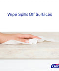 Skin And Surface Cleaning Wipes With Fresh Scent, 20 Count Travel Pack, Pack Of 12, wiping spill on table