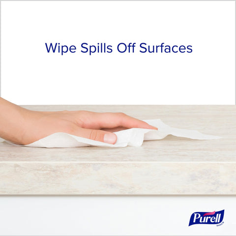 Skin And Surface Cleaning Wipes With Fresh Scent, 20 Count Travel Pack, Pack Of 12, wiping spill on table