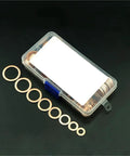 Top Notch Flat Copper Washers 150Pc Assortment Heat Resistant Oil Seal Gaskets For Auto Sump Plugs M6 M8 M10 kit in organizer box