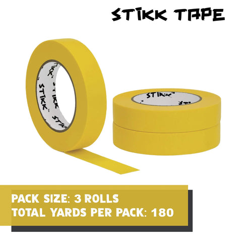 Painter Tape For Sharp Lines And Clean Edges 1 Inch By 60 Yards Yellow Masking Tape For DIY Paint Projects Removable With No Residue And No Tears Ideal For Edges Trim Ceilings And Color Blocking