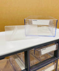 Clear Plastic Drawer Dividers For Cabinet Organizers And Adjustable Shelf Separators To Sort Nuts Bolts Hardware And Craft Supplies Pack Of Twelve Gotta Love It on a drawer unit.