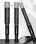 Mgtgbao dry diamond drill bits set, 3 pcs with hex shanks, black handles