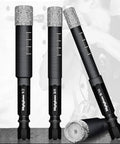 Dry Diamond Drill Bits Set Ten Pc Three Sixteenth Inch Hex Shank Core Drill Bits With Wax Cooling For Porcelain Tile