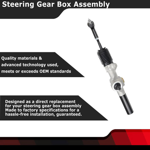 Steering Gear Box Assembly for TXT MPT Golf Cart Fits Gas and Electric 2001 and Up Replaces 70964 G01 70964G01 70964G02 70602G01