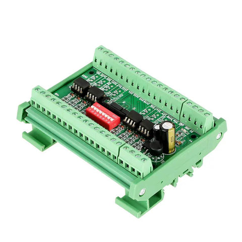 Eight Channel Level Converter Module 5V to 24V and 24V to 5V NPN PNP to NPN Translator for PLC MCU Interfaces With 10 MHz Speed Easy Install
