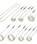 8 Piece Induction Coil Kit For Induction Heaters With Varying Coil Lengths, Heat Resistant, Flexible And Long Lasting, Includes Coils