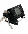 Universal Ham Radio Antenna Bracket With BNC To SO239 Adapter Rugged Mount for QRP Rigs and SDR Gear, side view