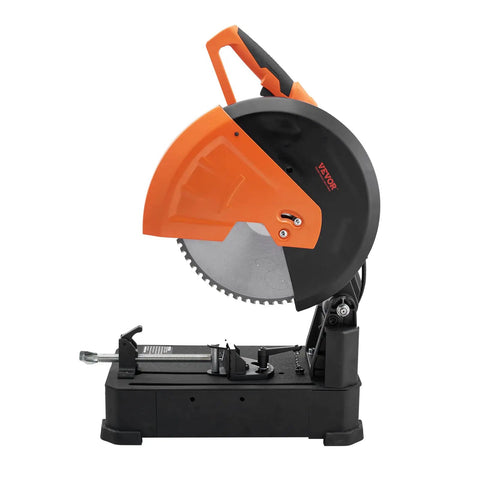 Chop Saw 14 Inch Dry Cut With Cold Cut Technology 2800W 1200RPM Steel Cutting Machine 0 To 45 Degree Bevel Miter Saw For Steel Iron Aluminum