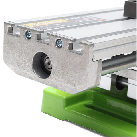 Heavy Duty All In One Milling Work Table For Milling Machines And Drill Presses With Beefy Compound Sliding Table And Adjustable Dovetail Slot Aluminum Alloy Construction For Bench Drills
