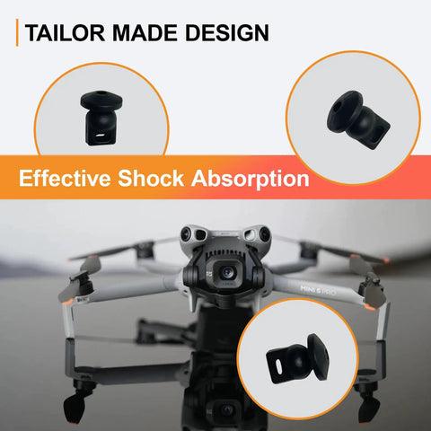 Replacement Gimbal Shock Rubber Damper For DJI Mini 5 Pro Gimbal Camera Durable Elastic Shock Absorber in use with drone