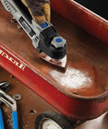 Top Notch 5 Amp Corded Oscillating Multi Tool Featuring Variable Speed and Low Vibration for swift metal wood cutting, sanding the surface.