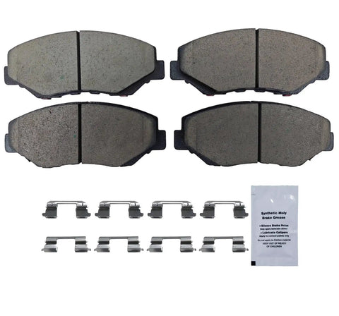 D914 Front Ceramic Brake Pads Kit 4 Piece Street Ready Braking Power For Acura ILX 2013 2015 And Honda Accord 2003 2017