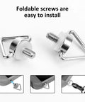 Foldable screws for DJI Remote Controller Lanyard Dual Leather Neck Strap For RC Pro RC Plus RC 2 Mini 4 Pro Mini 3 Mavic 3 Air 3S And DJI Flip