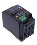 Powerful 750W 1HP Three-Phase Variable Frequency Drive VFD Inverter for 220V Motors, Smooth Start and Precise Speed Control, PLC Ready, Ideal for DIY CNC HVAC and Machinery, Model YL568K, black plastic housing