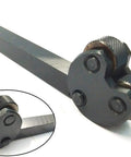 Diamond Pattern Knurling Tool With Pivot Head For Lathe And Milling Machines Pro Grade 1/2 Inch Square Shank Diamond Knurl, close-up view