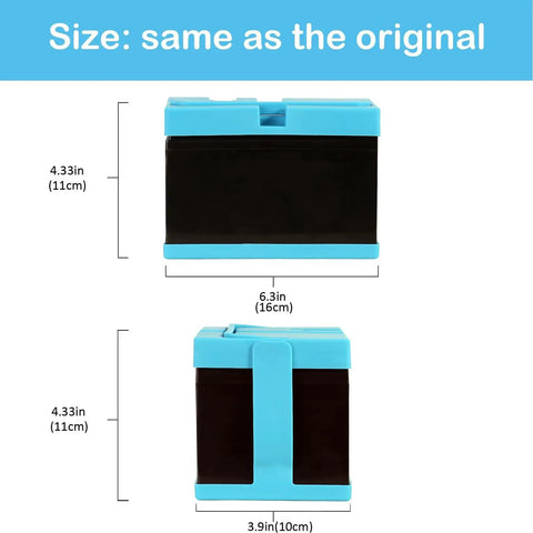 12V 12Ah Lithium Battery Pack For Peg Perego John Deere Ride On Toys size comparison diagram with dimensions