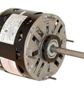 1/3 HP Direct Drive Blower Motor With 1075 RPM, 3 Speed, 115 Volt, 48 Frame, Sleeve Bearing, Reversible Rotation For HVAC Fans And Furnaces, Beefy Yet Quiet, Easy Replacement In Furnaces And Air Handlers. HVAC blower motor with shaft and mounting studs