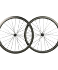 Carbon Fiber 38mm 700c Disc Brake Road Bike Wheelset Clincher Tubeless Ready With MT075 Hub 24 Hole Spokes Pillar 1423