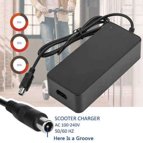 Go To Universal 42V 2A 84W Scooter Charger Power Adapter For Lime Ninebot ES Series Xiaomi M365 Pro Hiboy S2R And Other 36V Li Ion Electric Scooters Safe Quick Charge