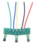 Ebike Hall Sensor 41F 60 Degree PCB Cable For Two Wheel Electric Scooter Motor Replacement Part with colored wires