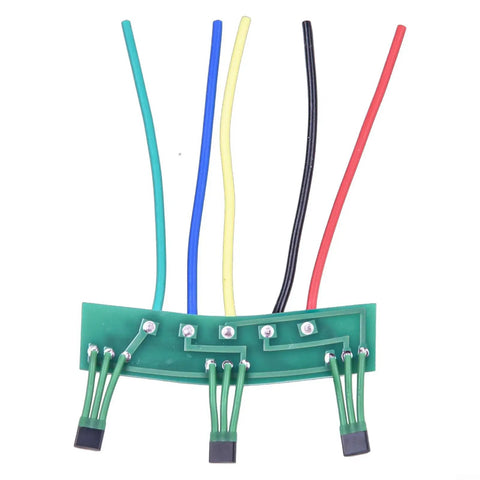 Ebike Hall Sensor 41F 60 Degree PCB Cable For Two Wheel Electric Scooter Motor Replacement Part with colored wires