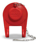 Red Universal 2 Inch Toilet Flapper With Long Lasting Rubber No Hassle Easy Install Fits Most 2 Inch Toilets From American Standard Kohler Mansfield Toto And Other Major Brands Made In USA For Durable Performance
