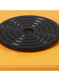 Close-up of the 360-degree top on 15 Ton Machine Skate Dolly with 9 rollers for heavy duty load transport, carbon steel construction