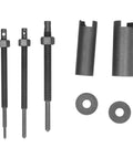Heavy Duty Seal Puller Extractor Kit With Slide Hammer Pilot Insert To Remove Inner Bearing Seals 9mm To 23mm For Sleeve Bearings Great For Daily Repairs On Machines You Need Reliable Tools To Finish Work Fast No Part Damage Or Slowing Your Grind, 10-piece steel set