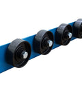 Heavy Duty Gravity Conveyor Rail System With Plastic Skate Wheels 5 Foot T2 Style Flow Rail For Pallets And Cartons.