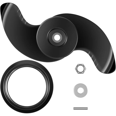 Weedless Wedge 2 Prop With Eliminator Nut For Minn Kota 112 Lb Thrust Trolling Motors 4 1 2 Inch Diam Fits Ulterra Fortrex Terrova Riptide Ultrex 112 Models 1865023