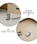 Heavy Duty Glass Door Hinges No Drill Install Pivot Hinges For Shower Enclosures Zinc Alloy 4 Pack Fits 5 To 8mm Glass