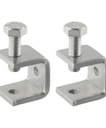 Heavy Duty Stainless Steel C Clamp Set for Welding and Metalwork, Rust Resistant Desk Clamps, Reliable Two Pack