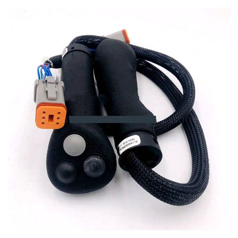 Excavator Joystick Handle With Glue Horn Button Switch For Precise Control Replacement Control Device For E320GC 323 330 336 345GC Models Fits 512-1242 512-1248 Parts Beefed Up Durable Ergonomic Grip
