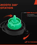 Gas Cap Fuel Cap Compatible With Volkswagen Jetta Golf GTI Audi A4 Q5 Easy Install featuring smooth 360° rotation