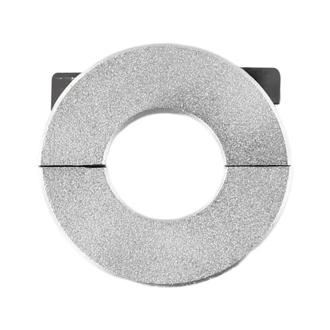 Top Aluminum Double Split Clamp Collar 13mm 20mm Shaft Lock Bore Machine Motor Strong Grip Anodized Durable Shop Garage DIY Simple Setup Sweet Deal For Home Or Workshop Use, front view