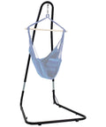 Adjustable Hammock Chair Stand Heavy Duty 330 Pound Capacity, 79 Inch To 93 Inch Tall Hanging Chair Stand with hammock chair