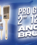 12 Pack 2 Inch Angle Paint Brushes For Trim And Walls With Synthetic Filament Durable Wood Handle For Smooth Cut In Fewer Streaks