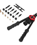 All In One Rivet Nut Tool Kit With 6 Mandrels M3 M4 M5 M6 M8 M10 And 175 Piece Metric Rivet Nut Set for various applications