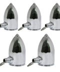 Five Hoffman Steam Air Vent Valve Float Type, Angle Mount, One Eighth Inch NPT, Copper Construction, rust resistant