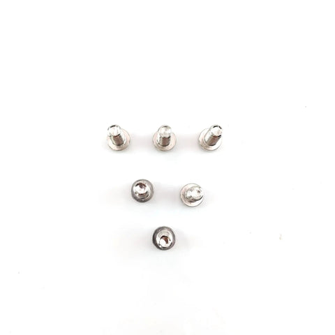 Set of 6 Top Shelf Stainless Steel Clutch Inspection Cover Bolts Set Fits Harley Davidson Sportster 2004 And Up on white background.