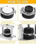 Watch Press Tool Kit With 18 Molds And Opener Remover, Back Case Closer For Safe Cover Closure, Battery Replacement Guide