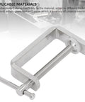 Heavy Duty Quick Grip C Clamp With Secure Locking Mechanism For Effortless Clamping Of Wood Or Metal Panels And Automotive Frames In Workshops And Cabinet Shops, stainless steel construction.