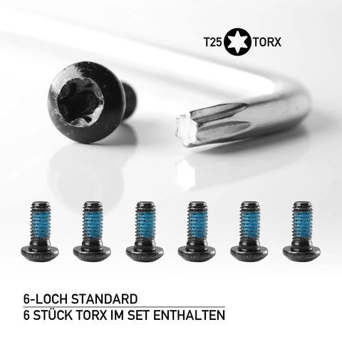 Torx wrench and screws set for Beefy Stainless 160mm Disc Brake Rotor for Shimano and SRAM, Heavy Duty MTB Bike Rotor