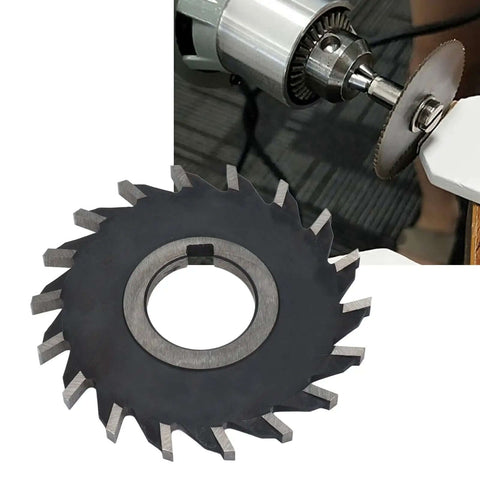 Involute Gear Cutter Disc Set For Precision Metalworking And Gear Fabrication Beefy HSS Gear Cutter with 32mm Inner Bore on milling machine.