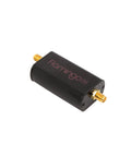 Cut Through Broadcast Noise With This Premium Am Bandstop Notch Filter Designed For Rtl Sdr Software Defined Radio Kits Blocking 300Khz To 1900Khz Dead Quiet With Sturdy Sma Links, black aluminum filter with gold SMA connectors.