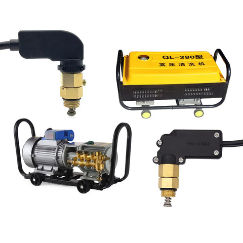 Water Induction Pressure Switch For 280 380 Car Washers Replacement Switch Connector Easy Install Auto Start And Shutoff High Pressure Washer Accessory Pro Grade, brass body
