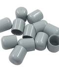 Keep It Chill And Quiet By Adding Durable Gray Plastic Chair Leg Caps To Your Folding Chairs And Dining Sets Smooth 7/8 Inch Furniture Bumpers.