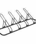 Go To Bike Floor Parking Rack For Indoor Garage Storage And Home Use Adjustable 4 Bike Capacity Stable Bike Stand with Tire Grooves