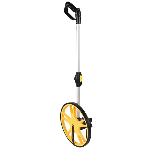 Fabater Foldable Distance Measuring Wheel 9999.9M, Mechanical Surveyor Wheel with TPR AntiSlip, 12.6" size.