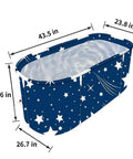 Portable Foldable Bathtub For Small Bathrooms And Shower Stalls, Eco Friendly Soaking Tub With Thick Thermal Foam To Retain Heat